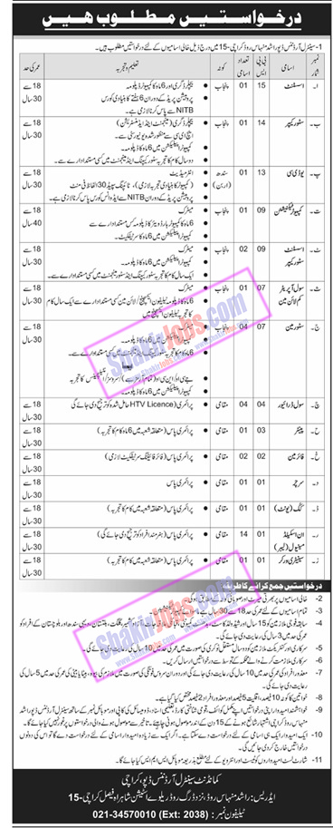 Pak Army Civilian Jobs 2024 Ad 1