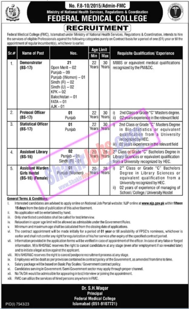 NIPS Jobs 2024 National Institute of Population Studies Ad 2