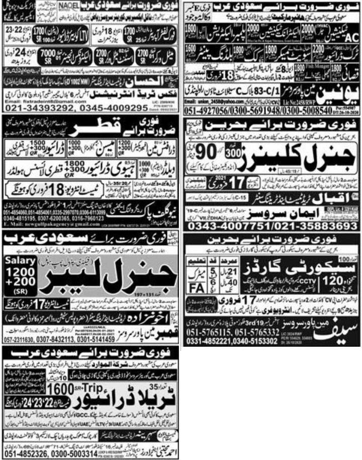 Latest PaperPk Jobs in Express Newspaper Jobs 16 February 2021