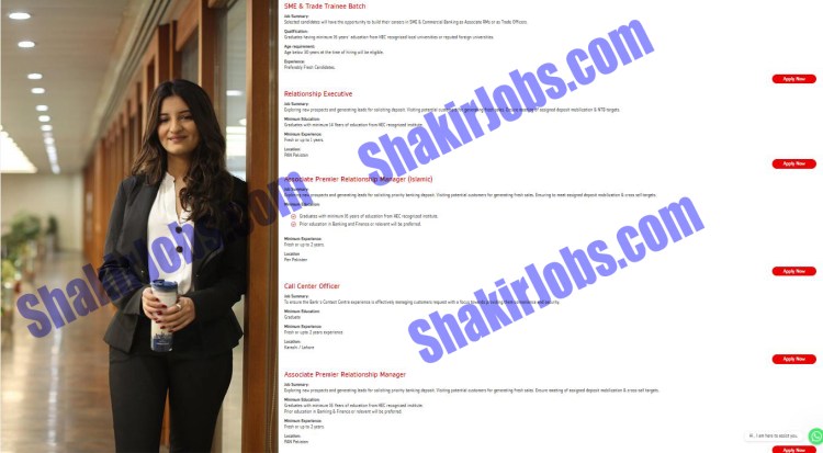 Bank Alfalah Jobs 2022