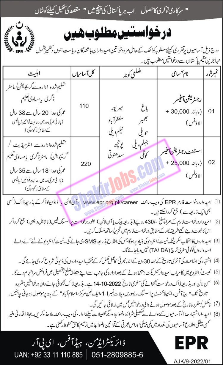 EPR Jobs 2022