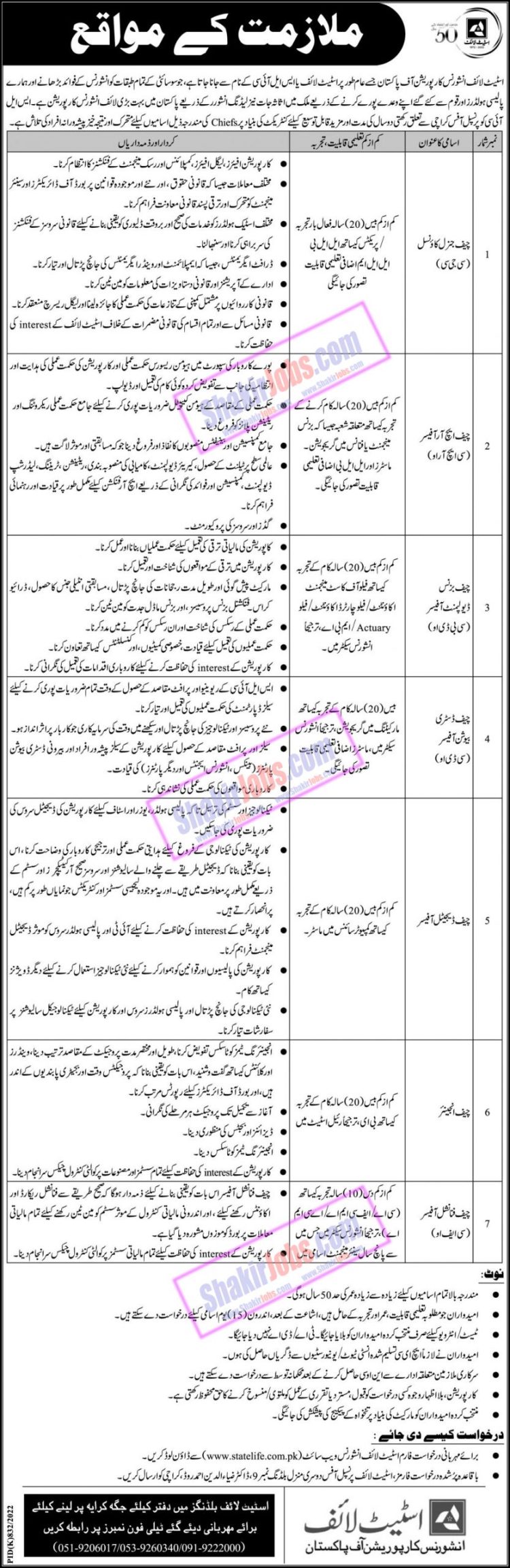 State Life Insurance Jobs 2022