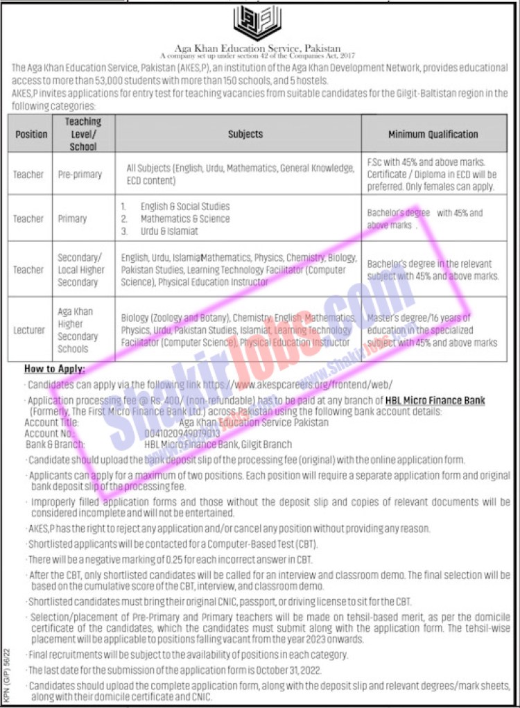 Teachers and Lecturers Jobs 2022