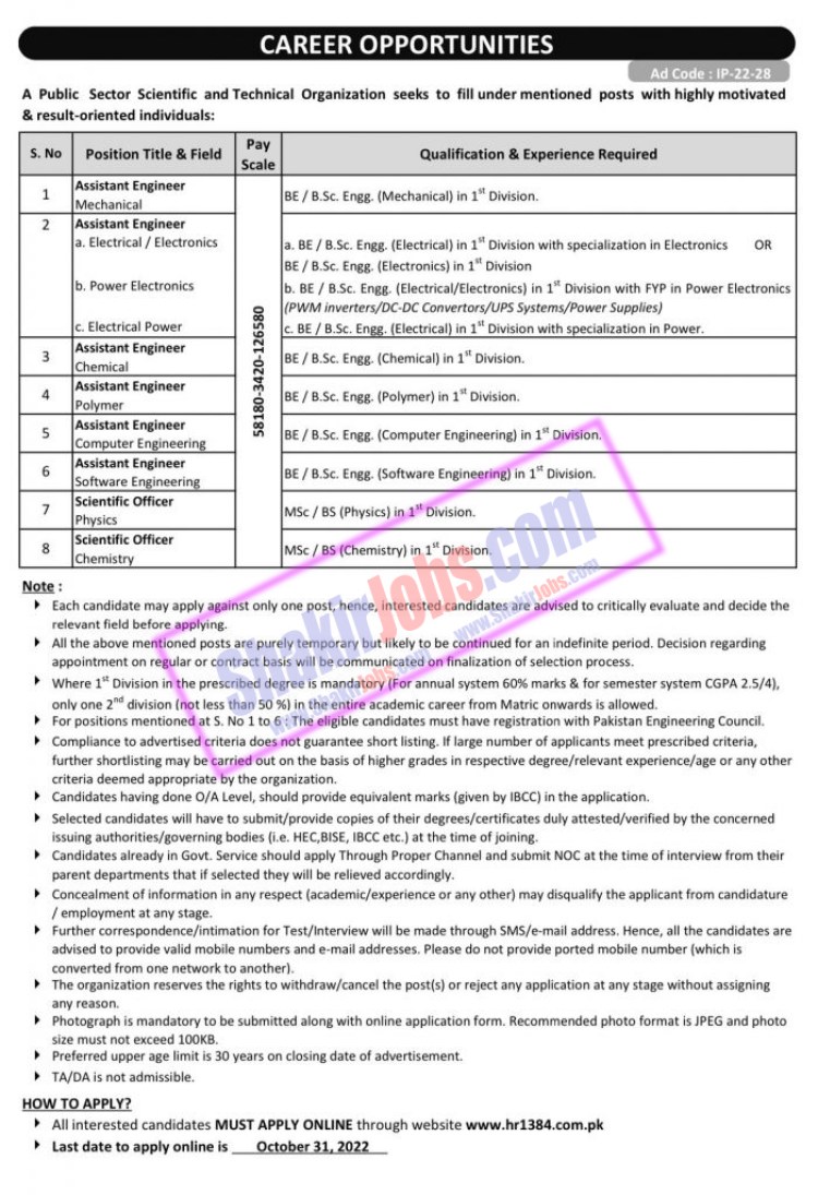 Pakistan Atomic Energy Jobs 2022