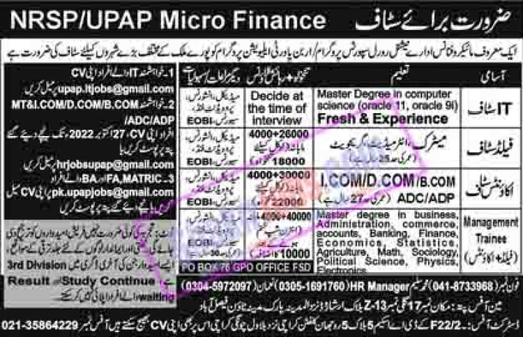 NRSP Jobs 2022