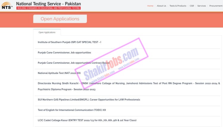 NTS Jobs November 2022