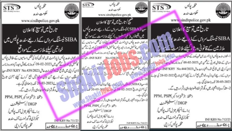 Sindh Police Jobs 2023 Last Date Extended