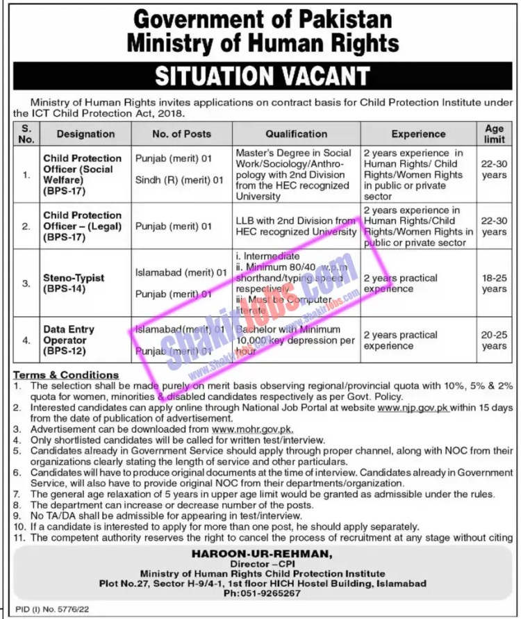 MOHR Jobs March 2023