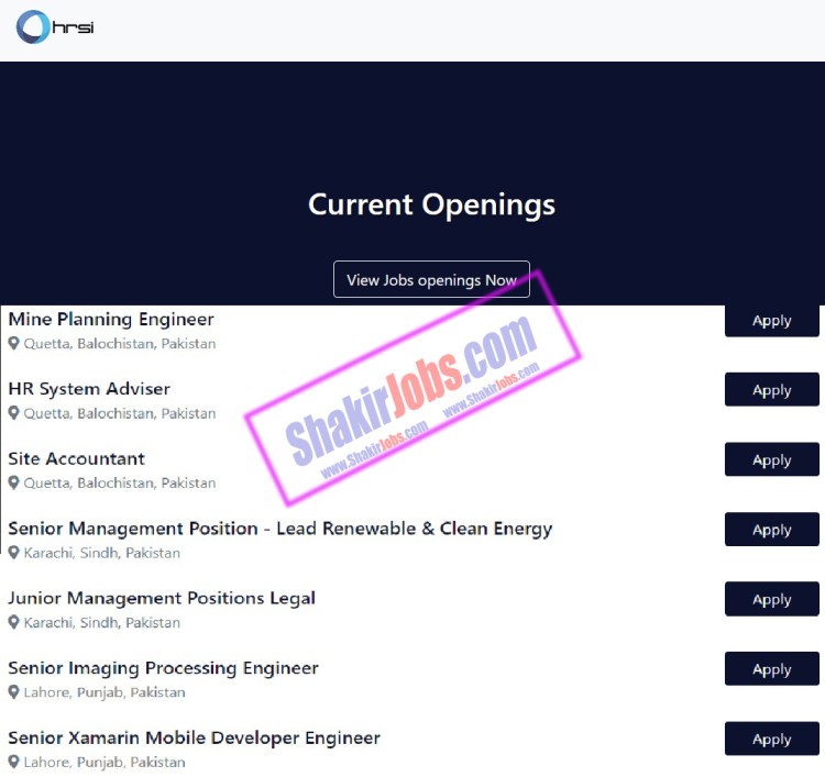 HRSI Jobs May 2023