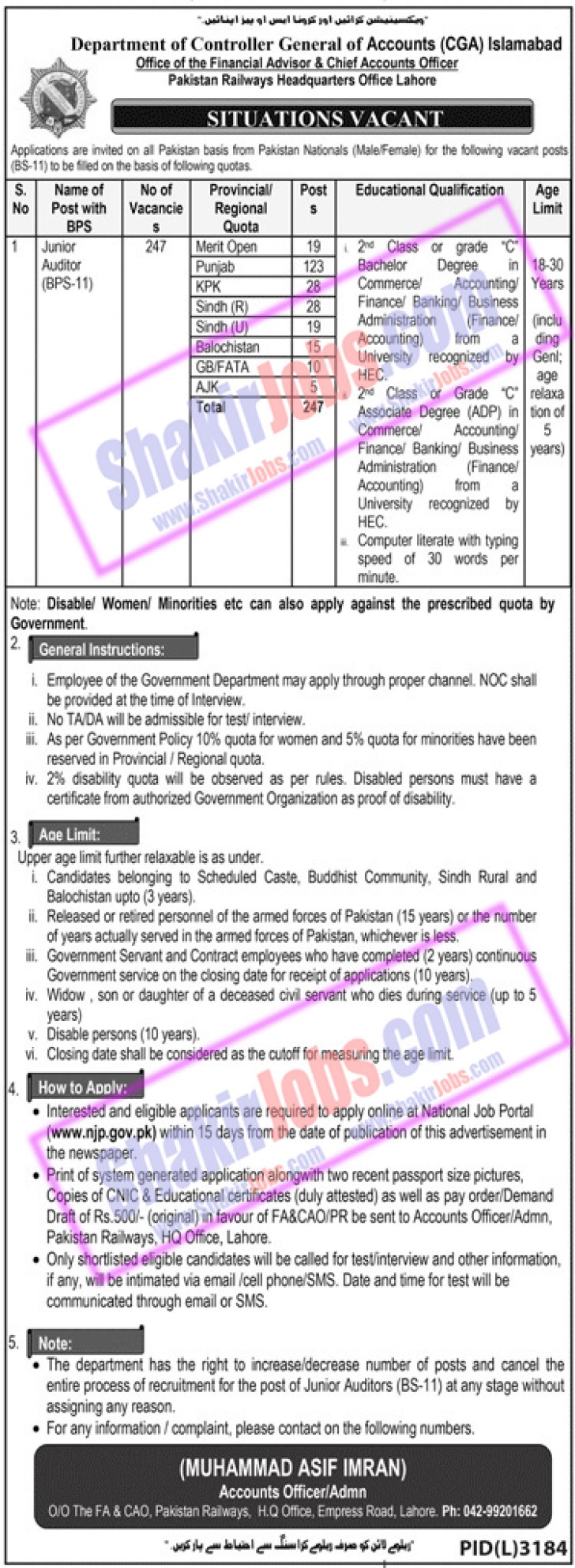 Pakistan Railway Jobs May 2023 New Government Jobs 2023