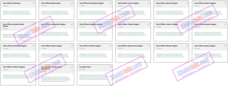 HBL Cashier Jobs 2023