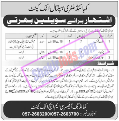 CMH Attock Jobs 2024