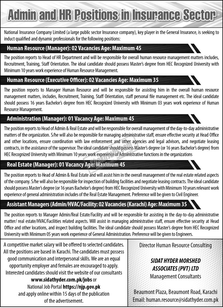 National Insurance Company NICL Jobs 2024 Ad 1