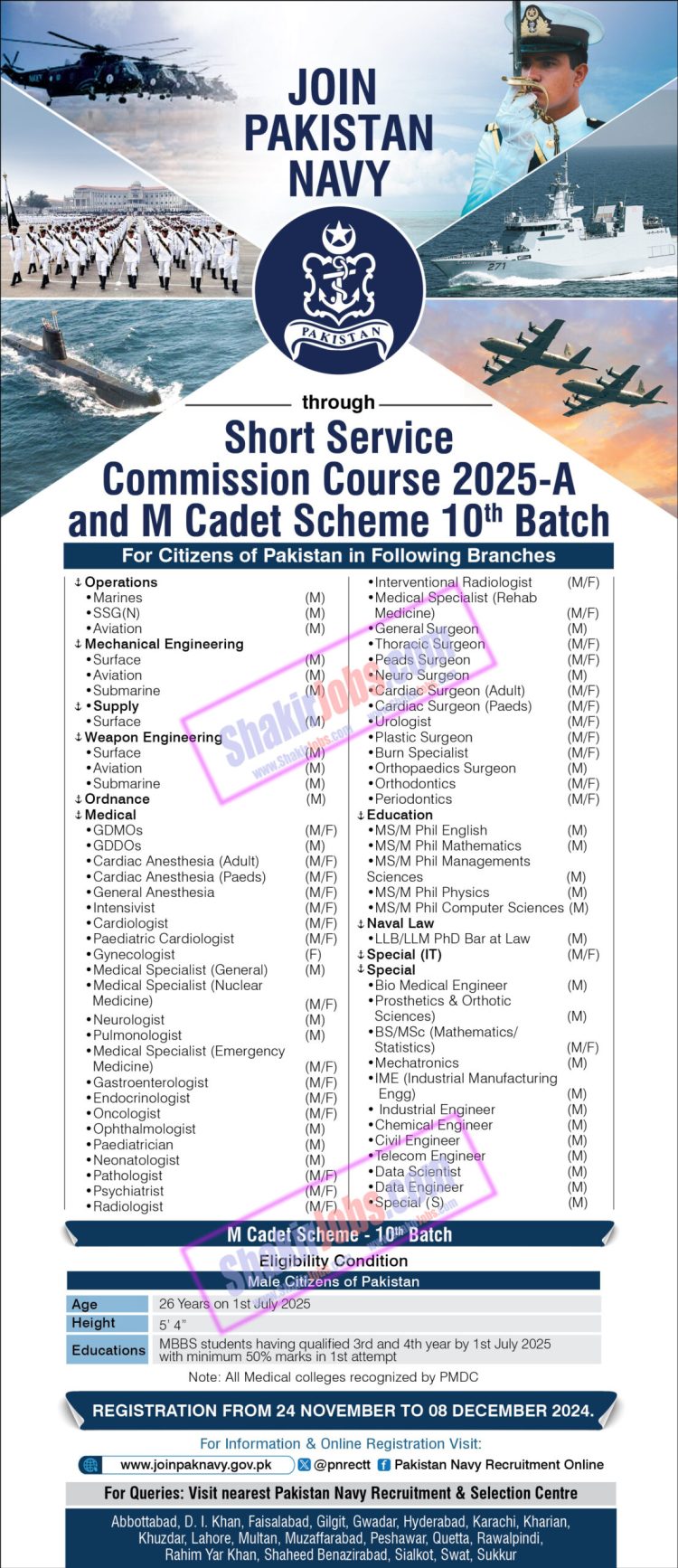 Pakistan Navy Jobs 2024