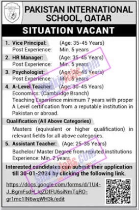 Qatar Teaching Jobs 2024 - Teaching Jobs in Qatar